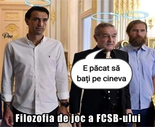 filozofia de joc a FCSB ului
