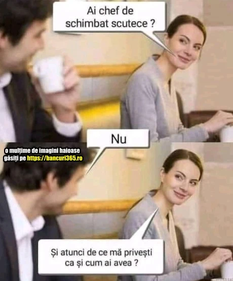 gluma zilei - in ce fel se poate uita un barbat la o femeie