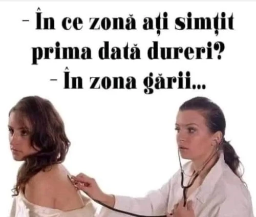 in ce zona a simtit un pacient durerile