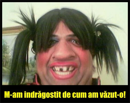 o femeie foarte urata