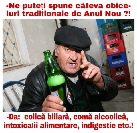 obiceiuri traditionale de anul nou Bancuri tari