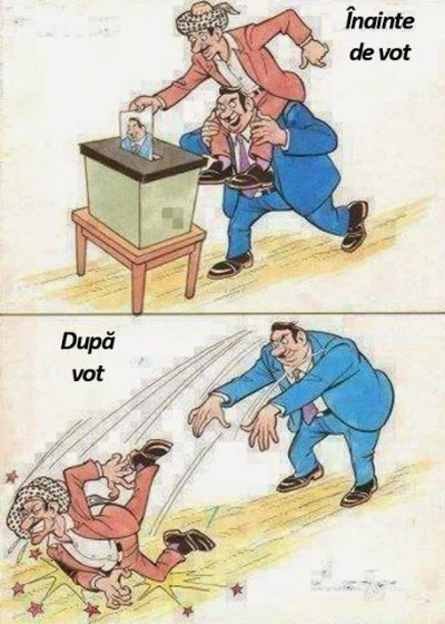 politicienii inainte si dupa vot