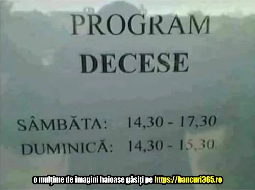 programari decese