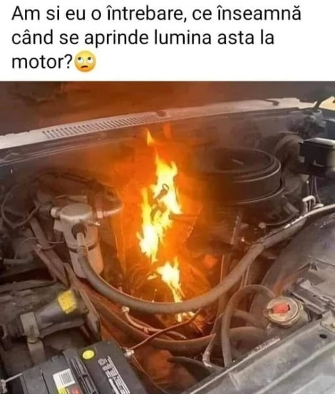 un sofer vrea sa stie ce se intampla cu motorul lui