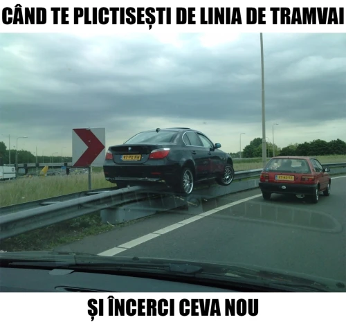 unde a parcat un sofer care s a plictisit